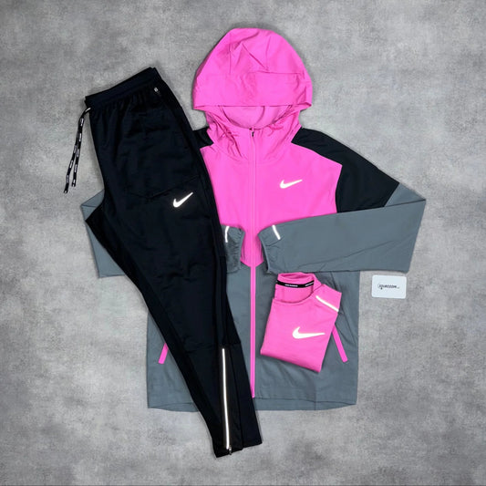 Nike Uv Windrunner Jacket 3-Piece Phenom Pants Set Playfull Pink